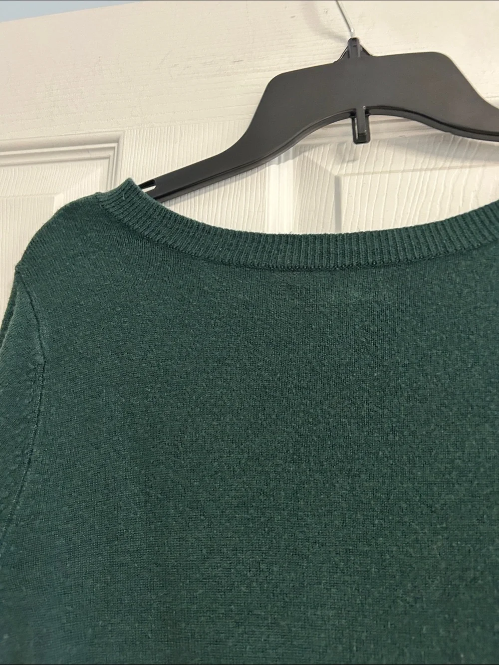 croft & barrow Dark Green V-Neck Sweater for Women